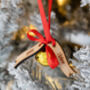 Personalised I Believe In Christmas Bell Decoration, thumbnail 3 of 5