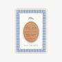 Blue Mediterranean Wooden Magnet Wedding Save The Date, thumbnail 1 of 5