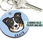 Border Collie Keychain, thumbnail 1 of 6