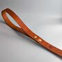 Brown Leather Whippet Collar And Matching Lead Set, thumbnail 6 of 12