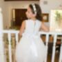 Juniper In Ivory White Party Or Flower Girl Dress, thumbnail 4 of 10