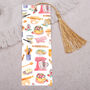 Cake Home Baking Bookmark With Coloured Tassel, thumbnail 2 of 3