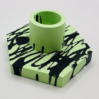 Graffiti Candle Holder Green, 3 of 7