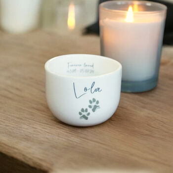 Pet Memorial Gift Candle Holder, 2 of 5