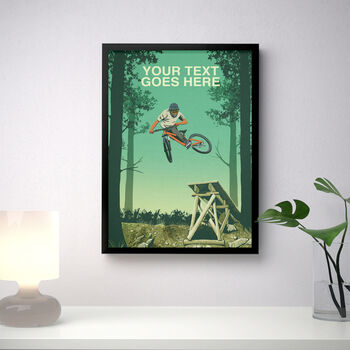 Personalised Mountain Bike Park Trail Print, 2 of 6