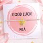 Good Luck Star Bracelet Exams Silver Plated Personalised, thumbnail 1 of 8