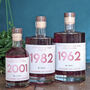 Personalised Special Year Flavoured Gin With Music, thumbnail 3 of 11