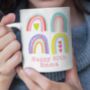 Age Rainbow Personalised Birthday Mug, thumbnail 1 of 2