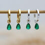Sterling Silver Or 18ct Gold Plated Crystal Earrings, thumbnail 2 of 8
