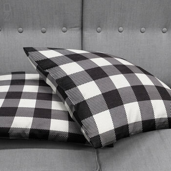 Gingham Cushion Cover With Black And White Colours, 4 of 7