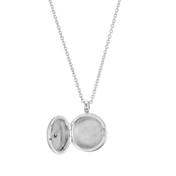 Limerston Sterling Silver Locket Necklace, 4 of 6