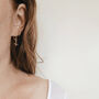 Lyla Gold Plated Cross Earrings, thumbnail 1 of 4