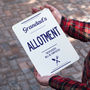 Personalised Metal Allotment Sign, thumbnail 3 of 6