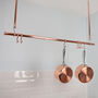 Copper Ceiling Pot And Pan Rail/Rack, thumbnail 2 of 5