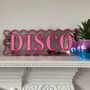 Wavy Edge Disco Mirror Sign, thumbnail 1 of 4