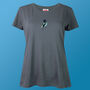 Womens Brasilia Bird Organic Cotton T Shirt, thumbnail 1 of 7