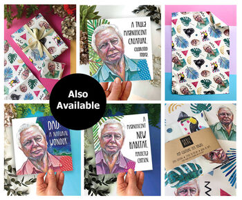 David Attenborough Tea Towel, Funny Nature Lover Gift, 11 of 11