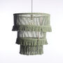 Recycled Cotton Three Tier Chandelier Shade, thumbnail 3 of 9