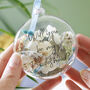 Will You Be My Bridesmaid? Dried Flower Filled Bauble, thumbnail 6 of 10