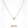 Little Star Necklace Rose Or Gold Plated 925 Silver, thumbnail 1 of 8