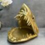 Gold Shark Mouth Bowl – Dish For Fruit, Nuts Or Décor Gift, thumbnail 9 of 9