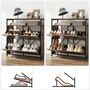 Shoe Cabinet Hallway Shoe Box Storage With Divider, thumbnail 3 of 8