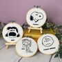 Peanuts Charlie Brown Mini Embroidery Kit, thumbnail 2 of 5