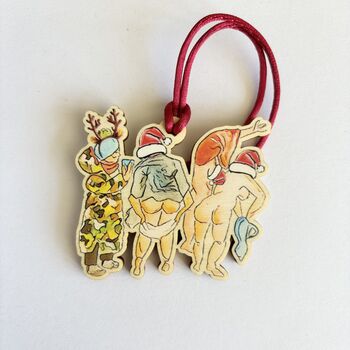 Letterbox Wild Swimming Christmas Card And Gift, 3 of 3
