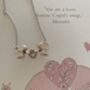 Love Birds Bronze Pendant Necklace, thumbnail 3 of 4