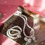 White Shell Necklace And Bracelet Set, thumbnail 4 of 7