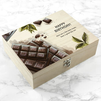 Personalised Indulgences Vegan Chocolate Snacks Box, 3 of 6