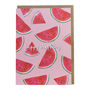 Watermelons Birthday Card, thumbnail 3 of 3