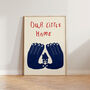 Our Little Home Hallway Wall Art Print, thumbnail 2 of 9