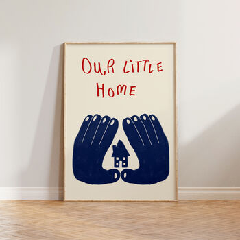 Our Little Home Hallway Wall Art Print, 2 of 9