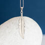 Sterling Silver 'When Feathers Appear' Necklace, thumbnail 1 of 12