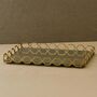Brass Tray With Geometric Chain Detail, thumbnail 1 of 2