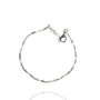 Sterling Silver Twisted Beaded Chain Bracelet, thumbnail 8 of 8