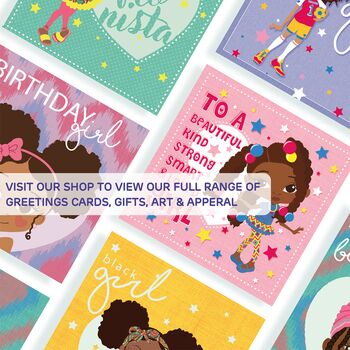 'Two Today!' Black Girls Birthday Card, 2 of 5