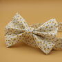 Yellow Daisy Dog Bow Tie, thumbnail 1 of 7