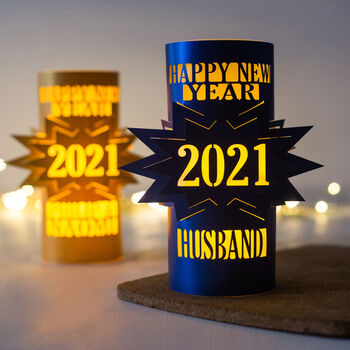 Personalised Happy New Year 2022 Family Lantern, 10 of 10