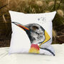 Inky Penguin Outdoor Cushion For Garden Furniture, thumbnail 5 of 8