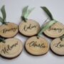 Personalised Wood Wedding Favour Place Names X 10, thumbnail 2 of 8