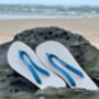 Natural White Rubber Flip Flops, thumbnail 2 of 10