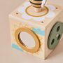 Wooden Bee Activity Cube Children’s Toy, thumbnail 5 of 6