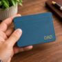 Personalised Vegan Leather Father's Day Card Holder, thumbnail 3 of 3