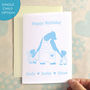 Personalised Bears In Costumes Birthday Card, thumbnail 1 of 6