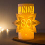 40th Birthday Personalised Star Lantern Centrepiece, thumbnail 5 of 10