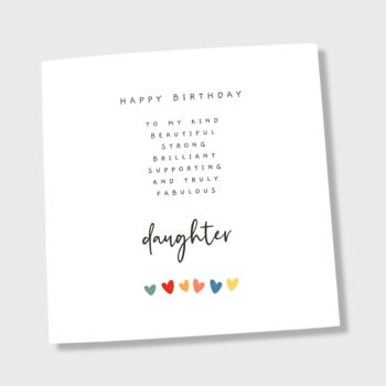 Daughter Birthday Card, 4 of 4