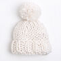 Chunky Bobble Hat Easy Knitting Kit, thumbnail 4 of 8