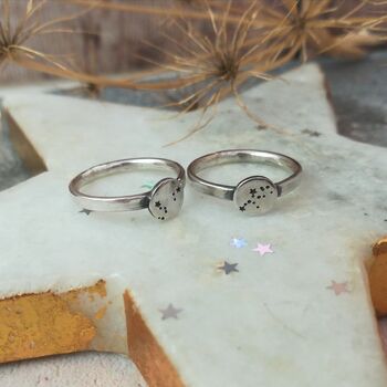 Personalised Star Sign Constellation Ring, 4 of 5